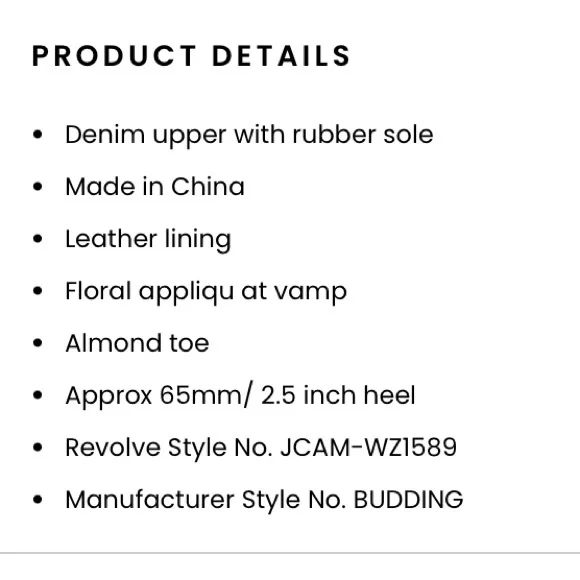 New: Jeffrey Campbell Budding Light Wash Denim. Size 6.5 - Picture 12 of 13